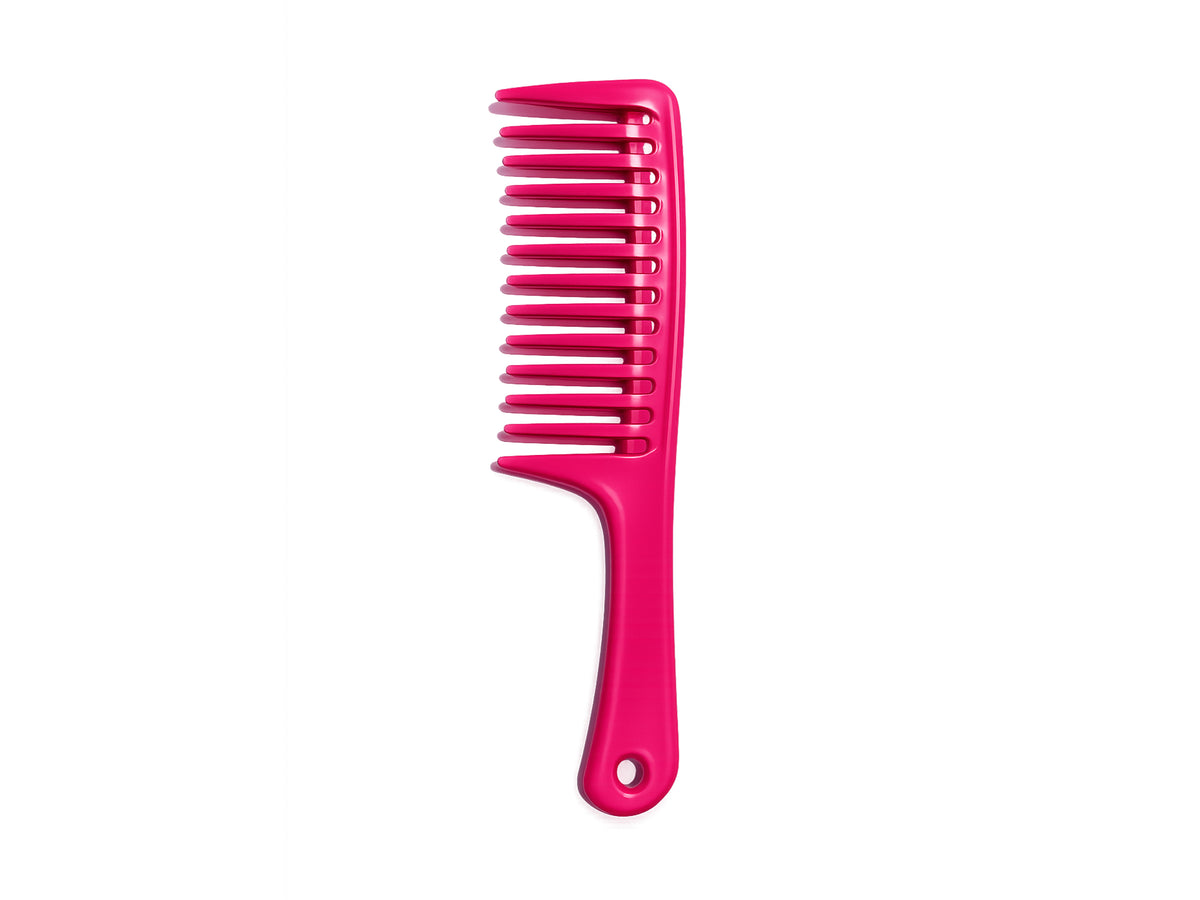 Leader Finishing/Shampoo Comb 215 - Pink
