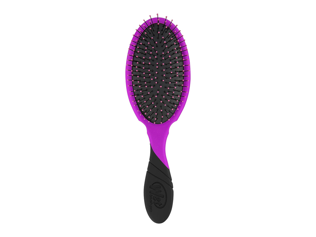 Wet Brush Pro Detangler Hair Brush - Purple, Wet Brush Pro Brush For Use On Wet Or Dry Hair With Ergonomic Handle and Rubber Grip, Extension And Wig Friendly Hair Brush - Do Not Use With Hair Dryer