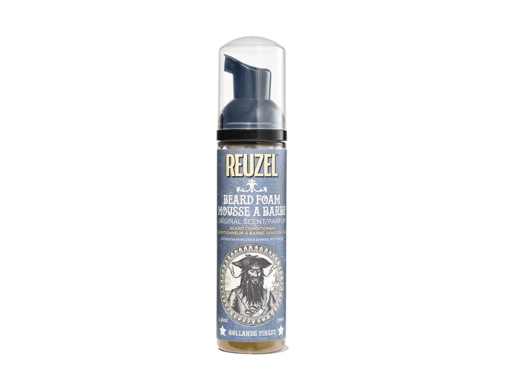 Reuzel Original Scent Beard Foam Leave In Beard Conditioner 70ml, Reuzel, Fresh Fragrance Beard Foam, Mens Reuzel Beard Leave In Conditioner Reduces Dry & Itchy Kin + Gives Beard Moisture & Thicker Appearance