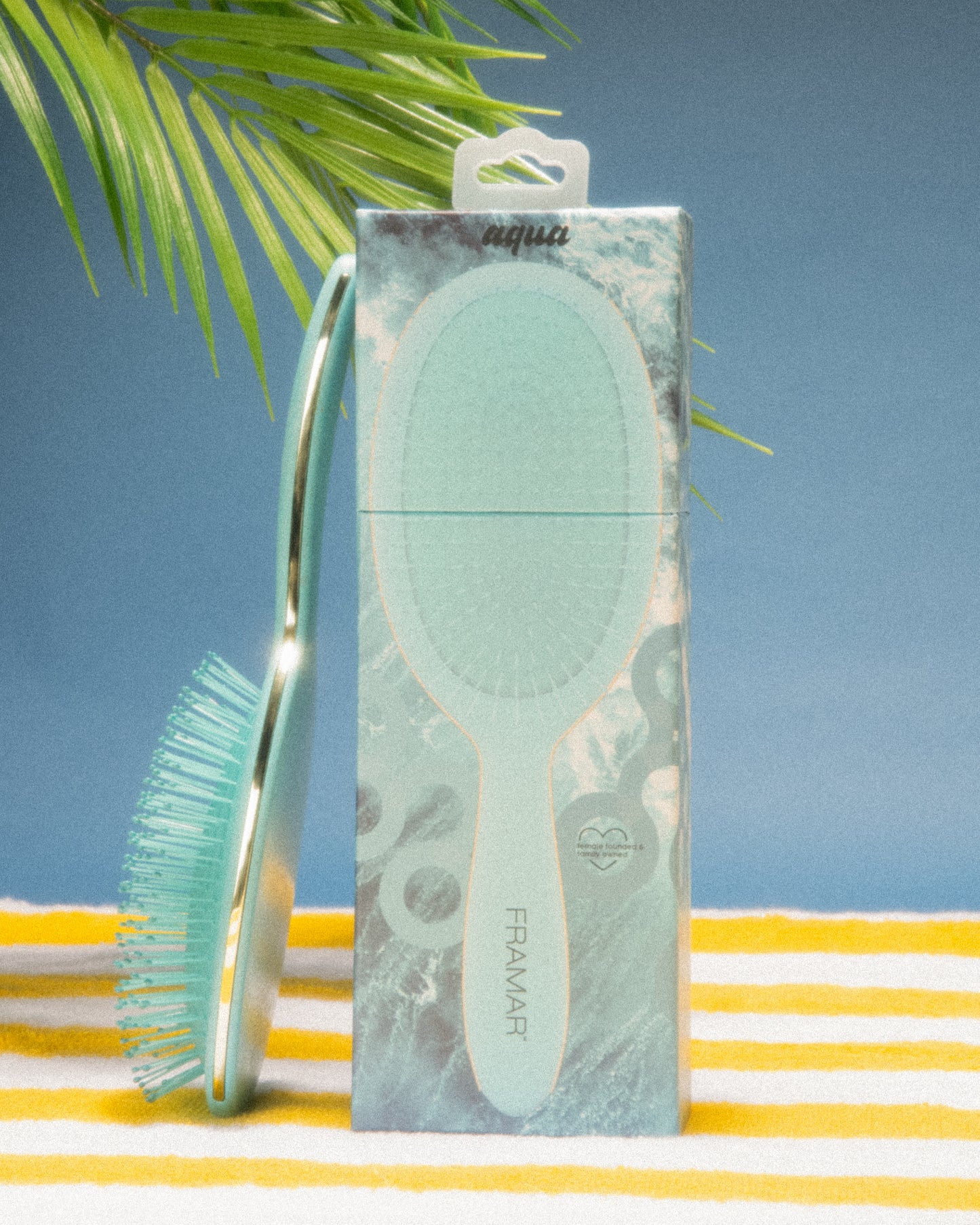Framar Baecation Detangle Brush - Aqua