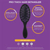 Wet Brush Pro Thick Hair Detangle Brush - Black