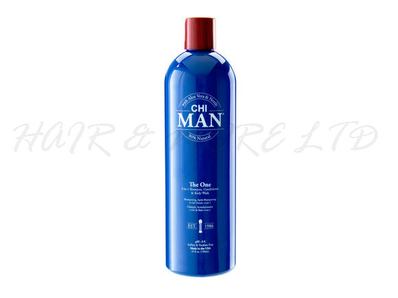 CHI MAN The One 3-in-1 Body Wash, Shampoo & Conditioner 739ml