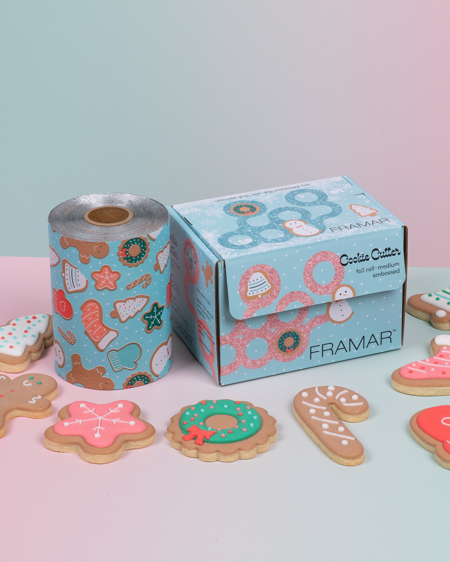 Framar Cookie Cutter Embossed Roll Foil 97.5m (320ft) - Limited Edition