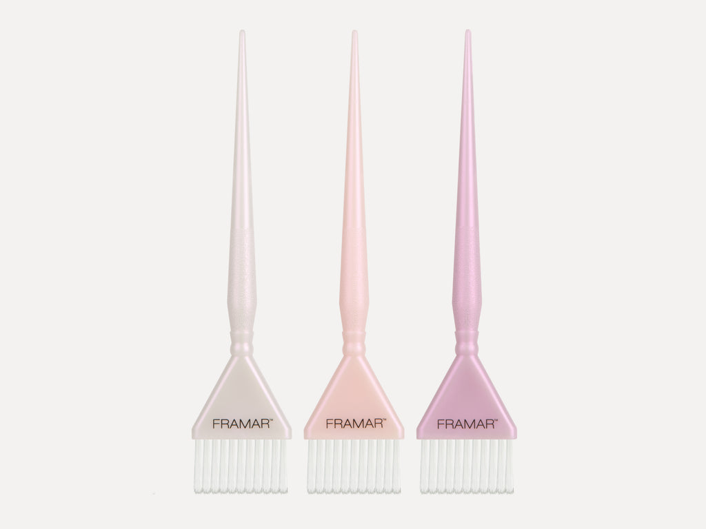 Framar Glazed Donut Triple Threat Brush Set (3pc)