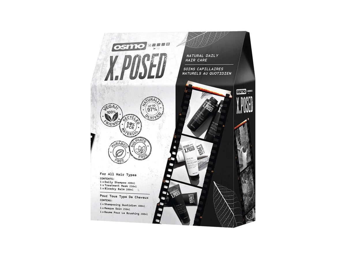Osmo X.POSED Natural Daily Gift Pack (3pc) Hair and More