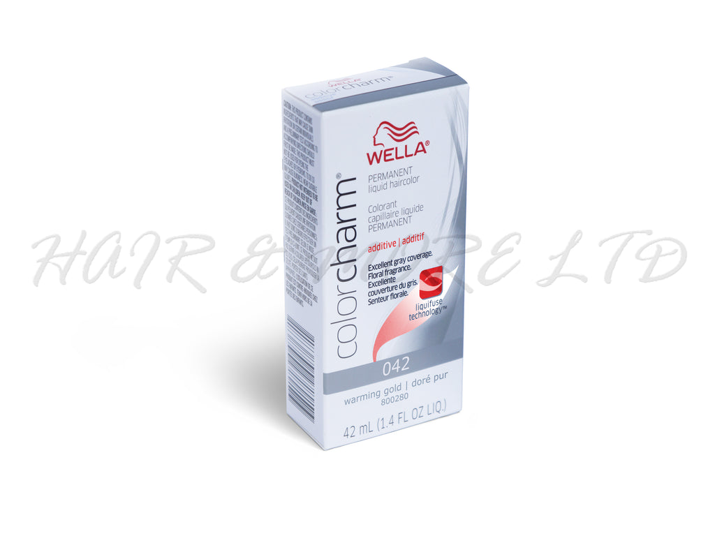 Wella Color Charm Warming Gold Additive 42ml, Wella Gold Additive For Colour Charm Colour Shades And Toners, Add Warmth To Wella ColorCharm Colour With Warming Gold Additive, Wella Permanent Colours And Toners, NZ Salon Supplies, NZ Hair Colour Supplies, NZ Professional Hair Care Supplies