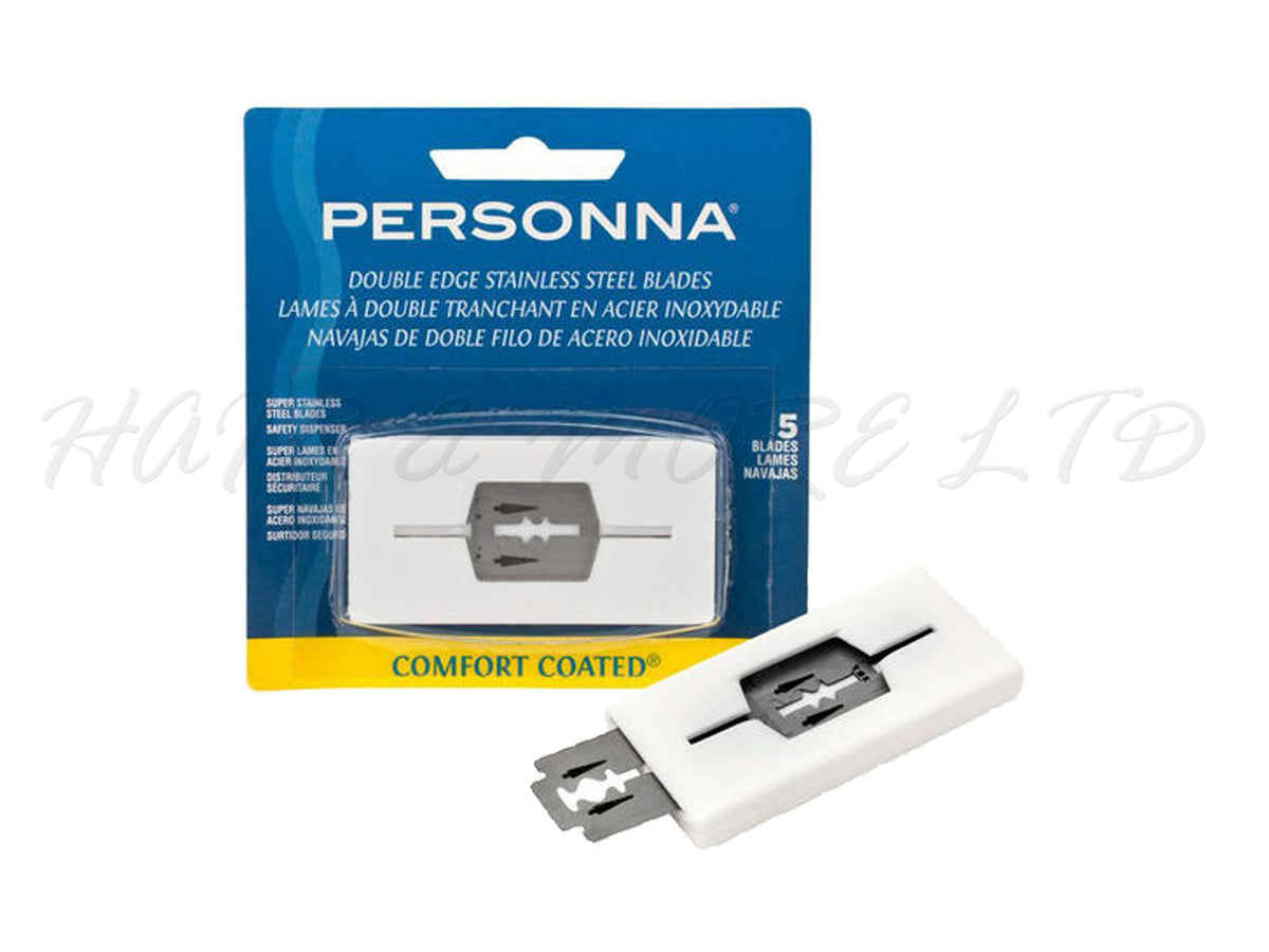Personna Double Edge Razor Blades - 5 Pack