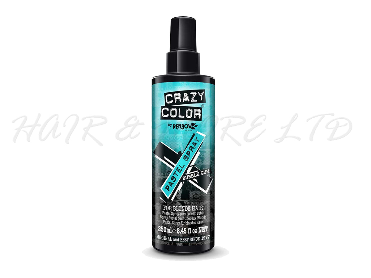Crazy Colour Temporary Colour Pastel Spray - Bubble Gum 250ml – Hair