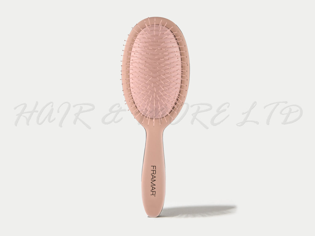 Framar Detangle Brush - Champagne Mami, Wet And Dry Hair Brush, Great For Hair Extensions, Not For Use With Hair Dryer, Authorized Framar Stockist NZ