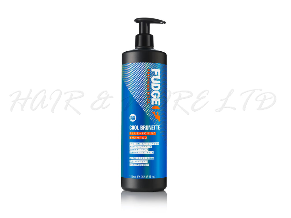 Fudge Professional, Cool Brunette Blue Toning Shampoo 1L