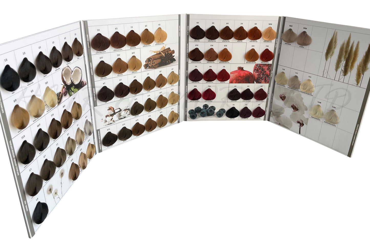 Sinergy Professional Hair Color - Full Size Colour Chart