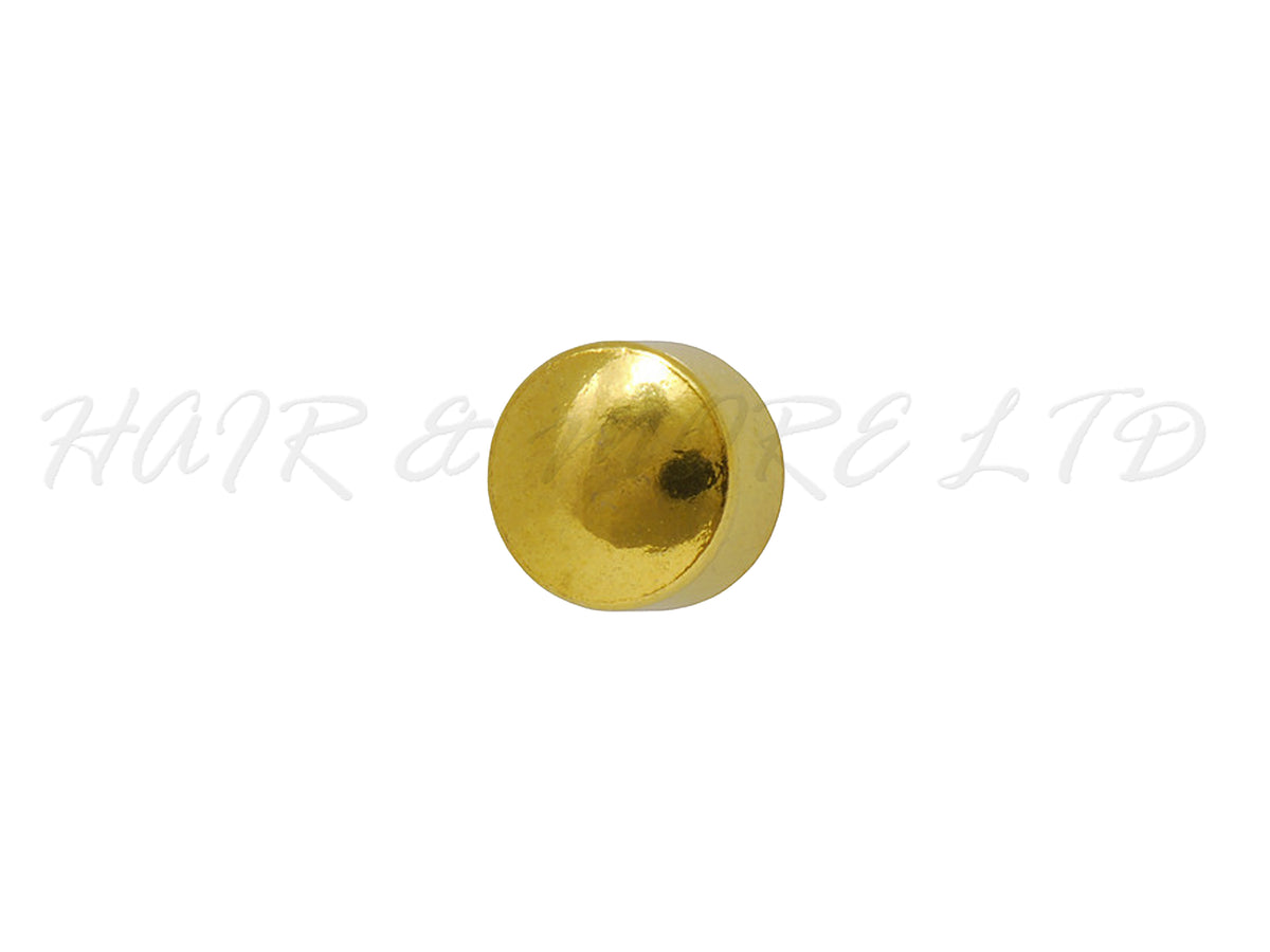 Studex Gold Plated Ball Stud Earrings, 1 Pair Mini Size 2mm Hair and More