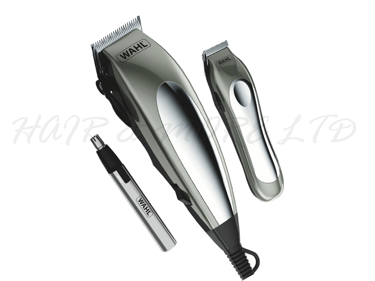 WAHL Deluxe Groom Pro 21pc Kit Clipper, Detail Trimmer Nose Hair Trimmer