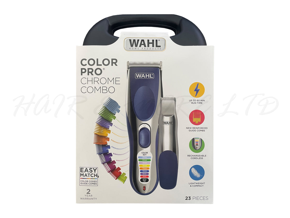 WAHL Color Pro Cordless Combo, 23pc Colour-Coded Haircutting Kit – Hair and  More