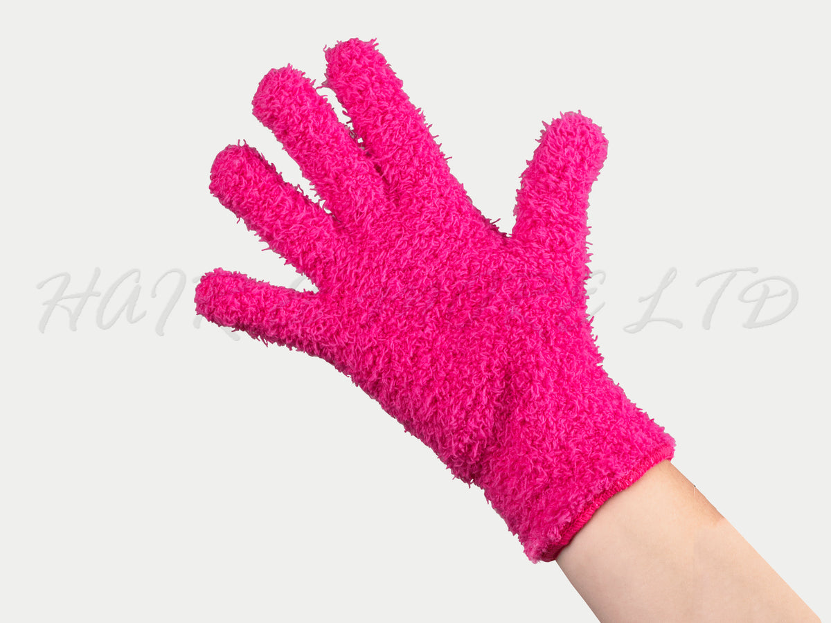 Framar Bleach Blender Gloves, 2 pack (Black & Pink) Hair and More