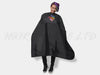 Framar Colour Cover Colouring Cape - Black, Hairdressing Colour Cape Black With Rubberized Neck & Chest For Easy Colour Wipe Off, Colour Cape With Snap Closure, Framar For Hairdressers, Framar Stockist NZ, NZ Professional Barber Supplies, NZ Salon Suppliers
