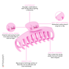 Framar Claw Clips, Pastel (4pk)