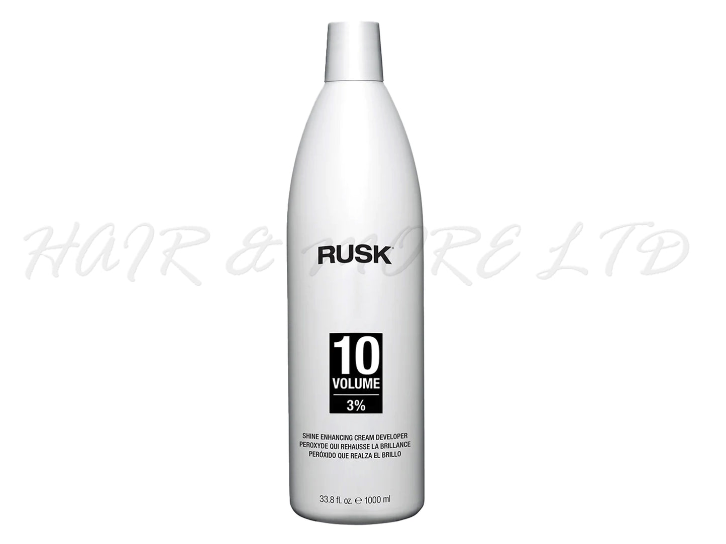 Rusk Shine Enhancing Cream Developer 1000ml - 10 Volume/3%, Rusk Hair Colour Developer, Hair Colour Developer, Rusk Deepshine Permanent Professional Hair Colour Developer, RuskIn10 Developer, NZ Professional Salon Supplies, NZ Hair And Beauty Supplies, Rusk NZ