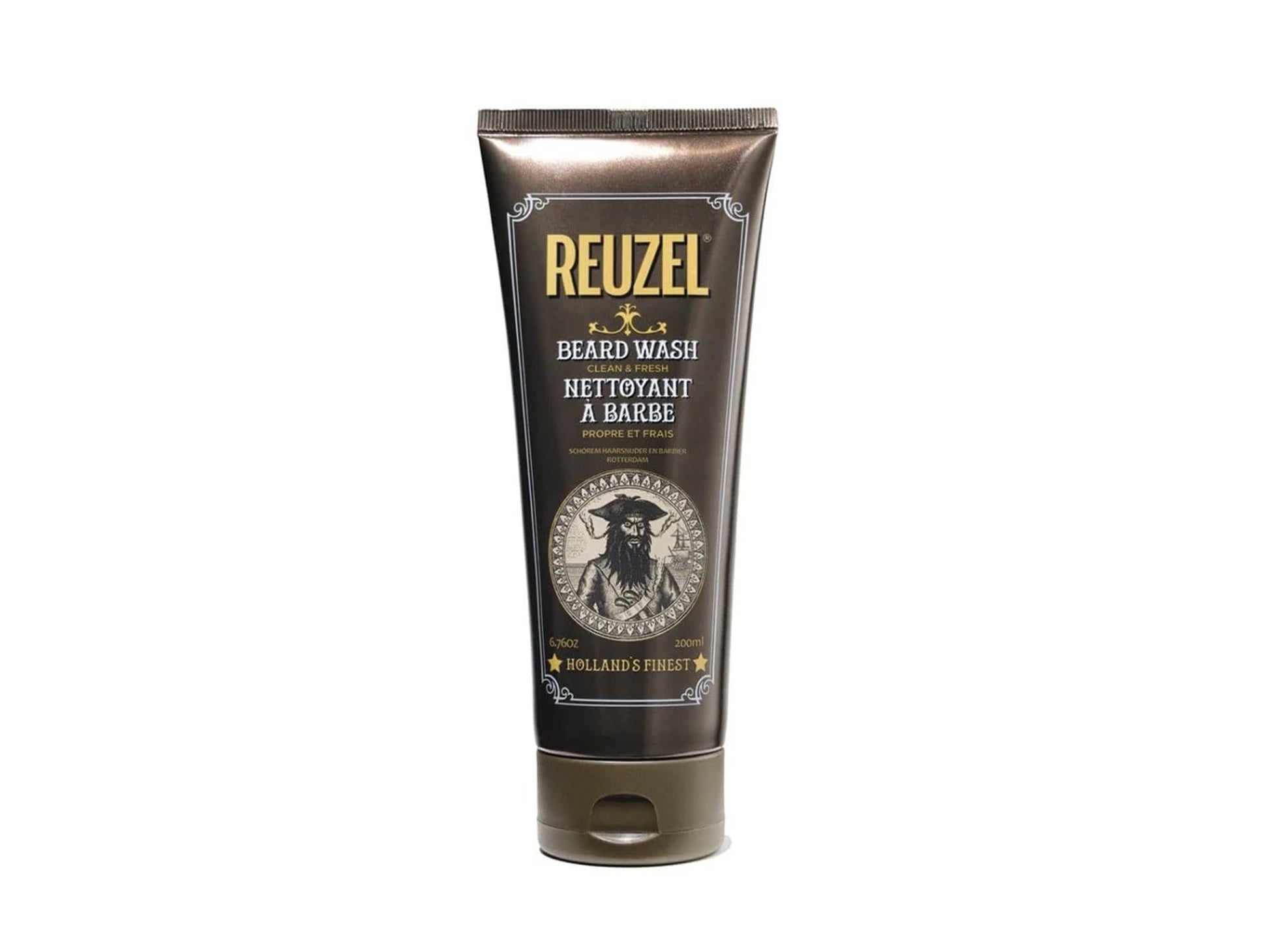 Reuzel Clean & Fresh Beard Wash  200ml, Reuzel, Clean & Fresh Fragrance Beard Wash, Mens Reuzel Beard Shampoo Cleanses & Moisturizes Skin & Softens Beard