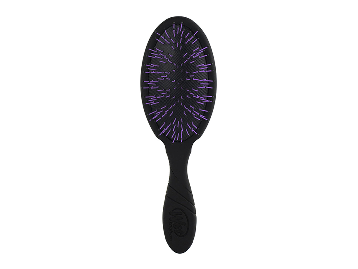 Wet Brush Pro Thick Hair Detangle Brush, Wetbrush Hair Brush - Easily Detangles Thick + Course + Curly Hair, Black Brush With Purple Soft Intelli-Flex Bristles To Not Damage Hair When Brushing