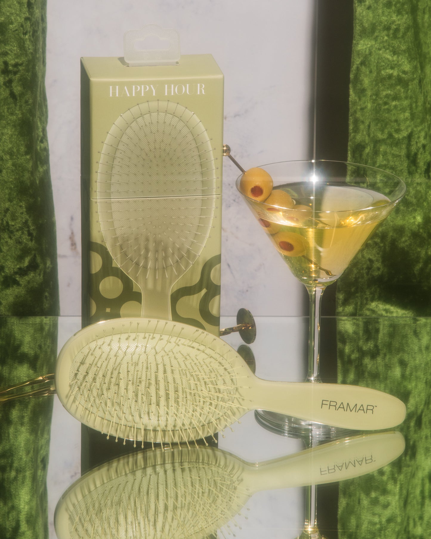 Framar Extra Dirty Detangle Hair Brush - Happy Hour