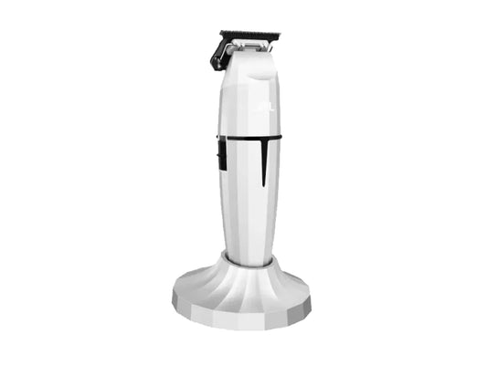 JRL Ghost Onyx Trimmer Featuring Smart-Clip Technology To Sense Resistance & Remain At Optimal Speed, 360 degree Exposed Ultra Sharp T Shape Blade, Up To 3.5 Hours Run Time, 8,200 RPM Includes Trimmer Charging Dock Included, LED Display Shows Remaining Run Time, Includes 5 Trimmer Attachments, Authorized JRL Stockist NZ