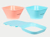 Framar Cookie Cutter Toning Tub Colour Bowls, 2pk