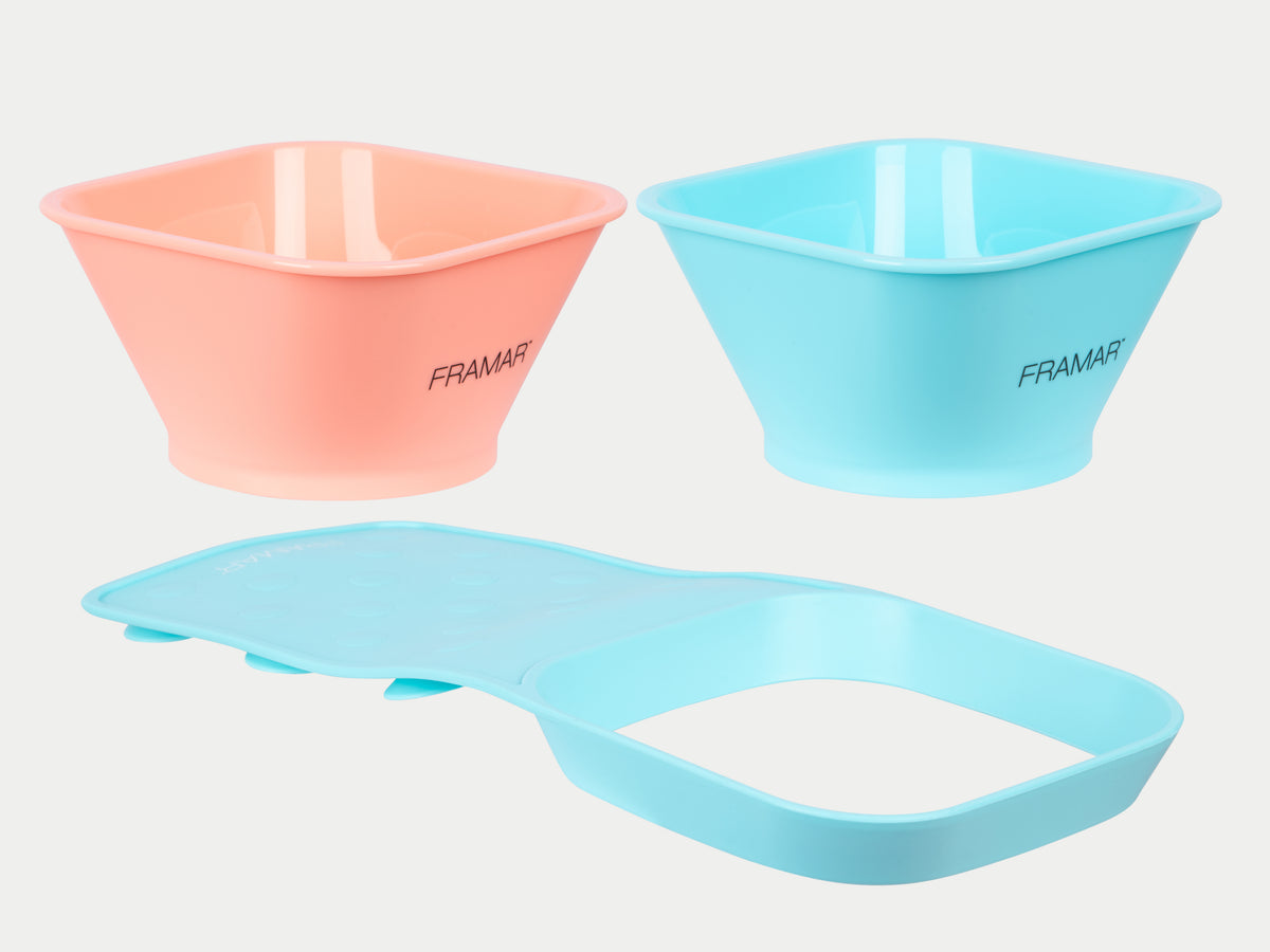Framar Cookie Cutter Toning Tub Colour Bowls, 2pk
