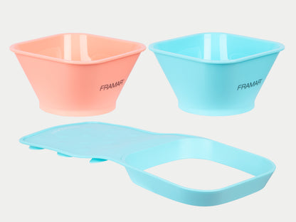 Framar Cookie Cutter Toning Tub Colour Bowls, 2pk
