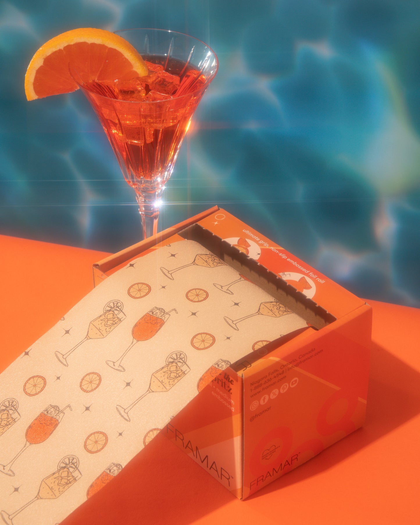 Framar Puttin' On The Spritz Embossed Roll Foil 97.5m (320ft) - Limited Edition (12pc CARTON)