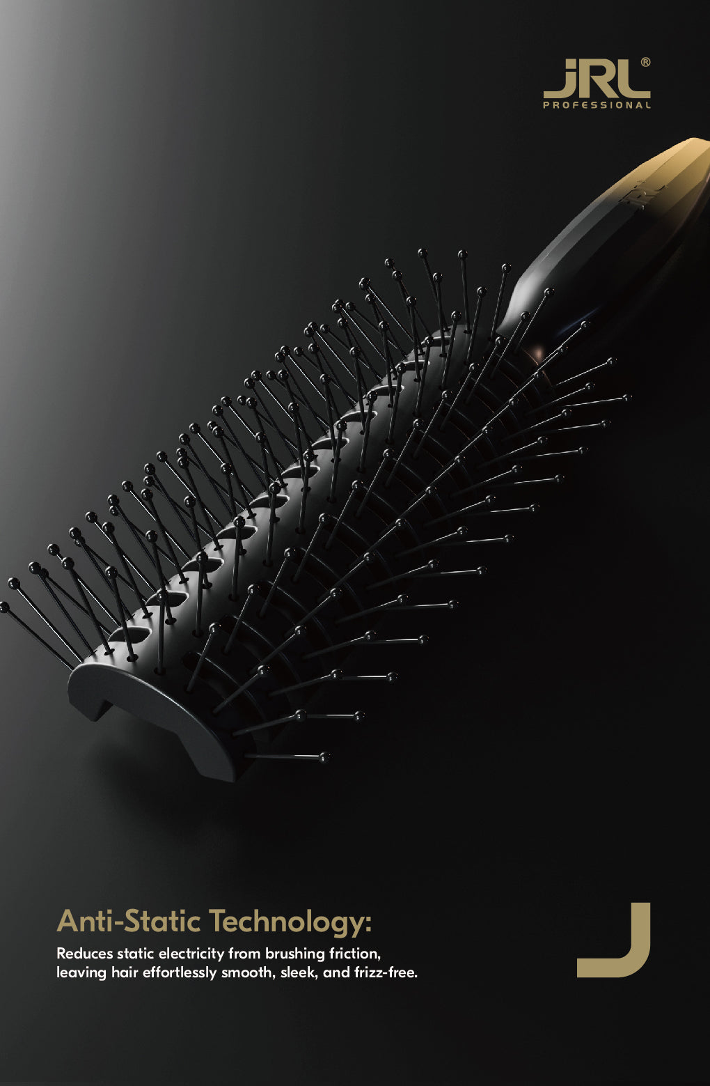 JRL 9 Row Vented Styling Brush