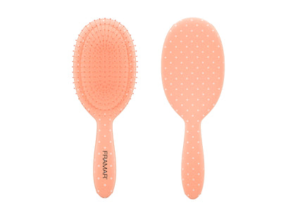 Framar Peach Please 9PC Detangle Hair Brush Retail Display