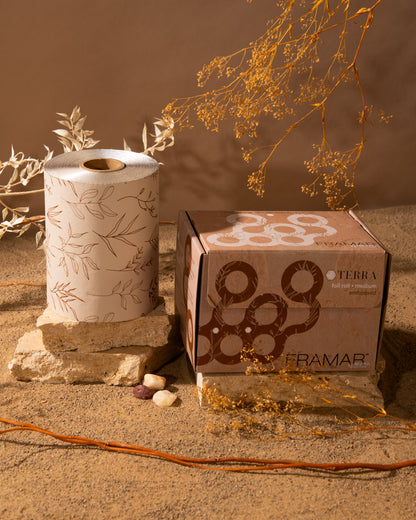 Framar Terra Embossed Roll Foil 97.5m (320ft)