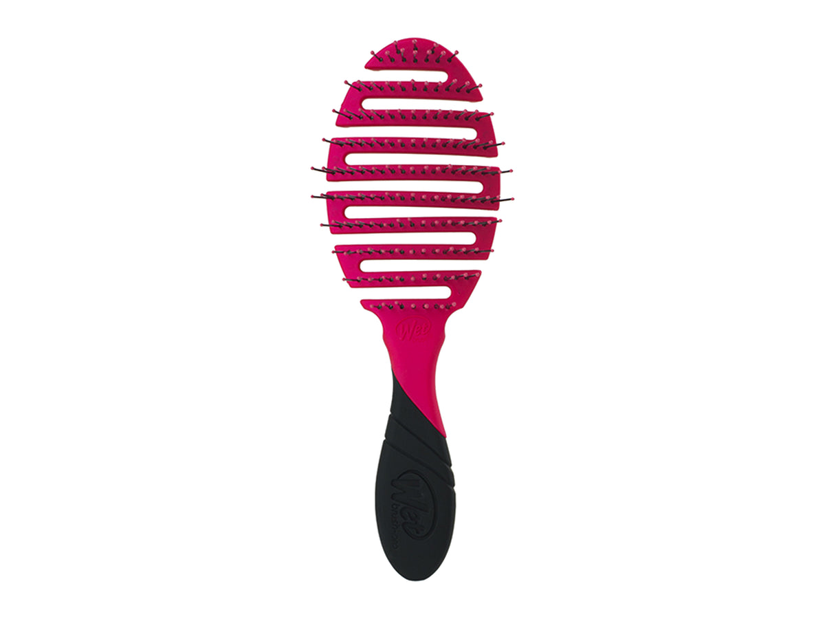 Wet Brush Pro Vent Brush With Rubberized Grip - Pink, Wet Brush Vent Brush For Use On Wet Or Dry Hair, Blow Drying Vent Brush Heat Resistant