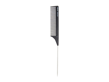 Diane Hairdressing 9" (23cm) Carbon Pin Tail Comb - Heat & Chemical Resistant, Hairdressing Tail Comb Heat Resistant Up To 400 Degrees Fahrenheit/203 Degrees Celcius, Heat Proof Tail Comb Ideal For Keratin & Straightening Services, 9" Pin Tail Comb For Highlighting & Sectioning Hair, NZ Professional Salon Supplies, NZ Hair & Beauty Supplies, Diane Hairdressing Combs and Tools Stockist NZ