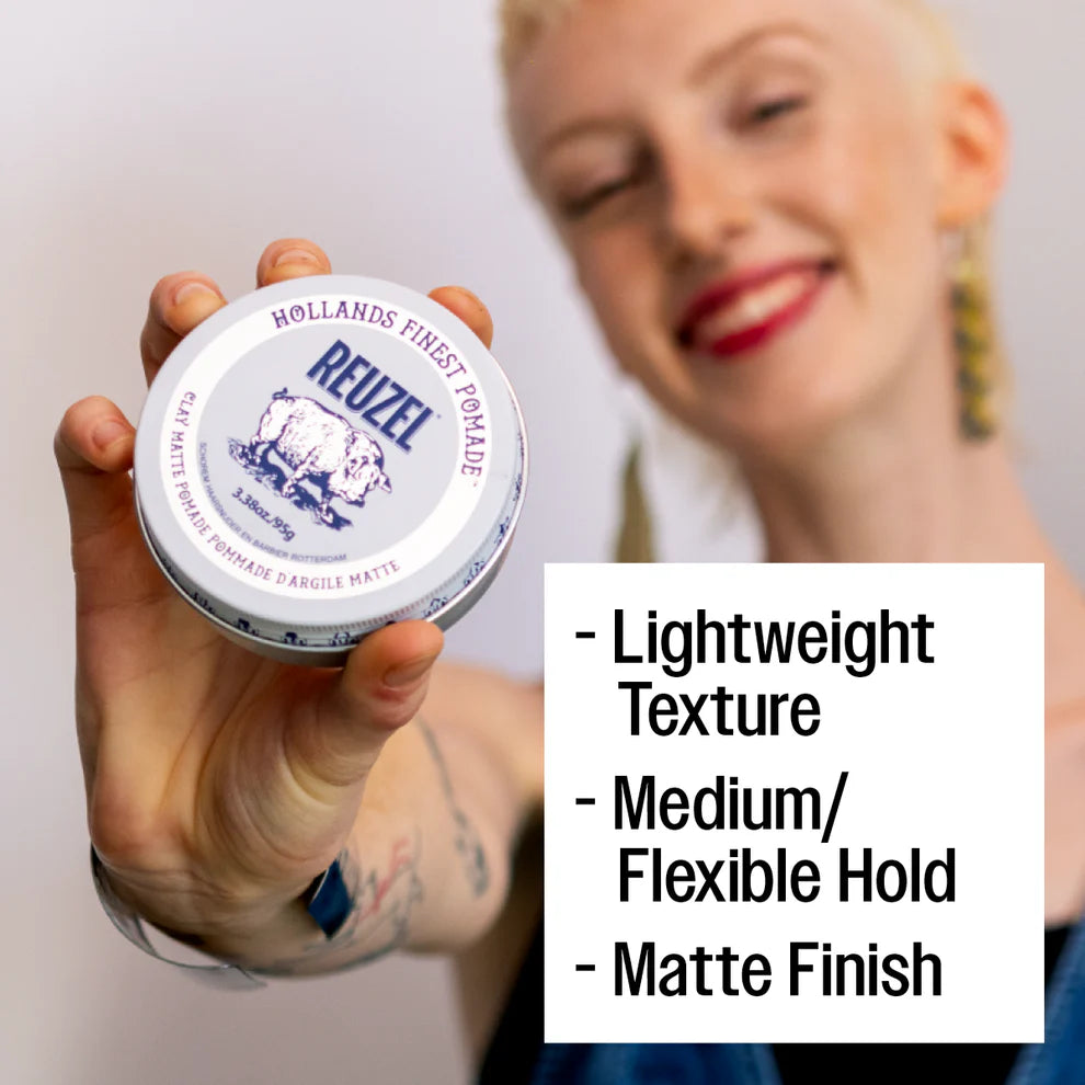 REUZEL Clay Matte Pomade 95g