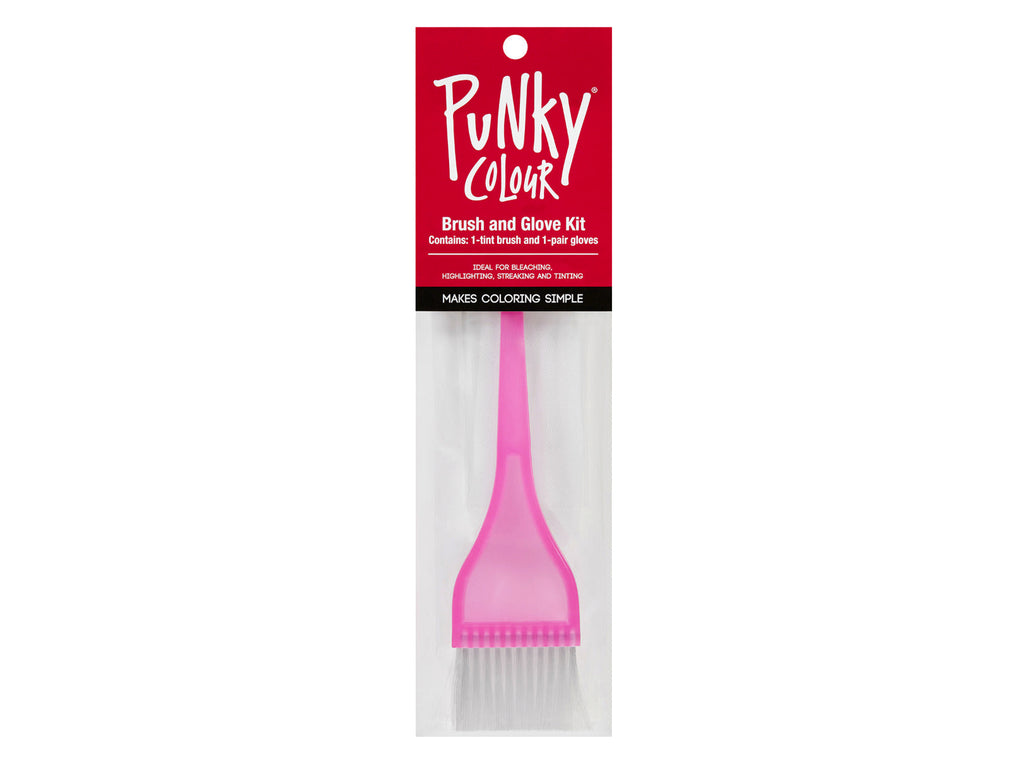 Punky Colour Pink Tint Brush & Glove Kit