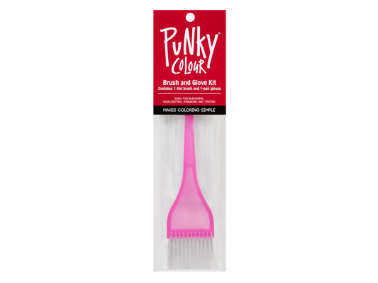 Punky Colour Pink Tint Brush & Glove Kit