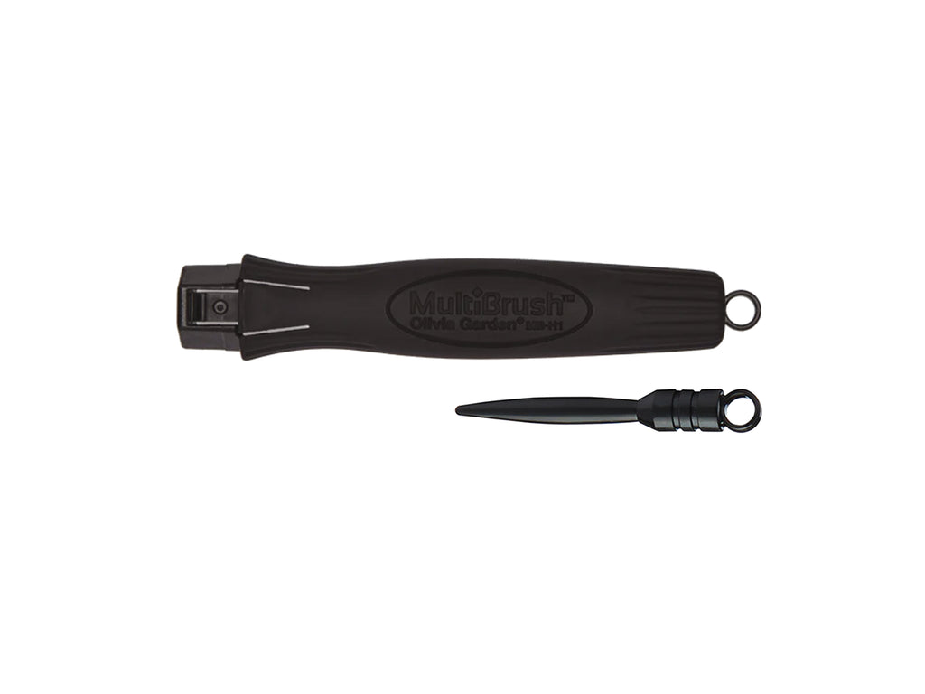 Olivia Garden MultiBrush Handle With Pick, Olivia Garden Detachable MultiBrush Handle With Pick To Suit OG MultiBrush Barrels - Sold Separately, Pair With The Round Blowdry Brush Barrel Of Your Choice (Range Of Different Size Brush Barrels Available), Olivia Garden Styling Tools NZ, NZ Professional Salon Supplies