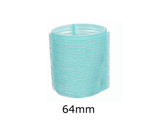 Hair Ware Self Grip Velcro Rollers Large Teal 64mm 2 Pack, Hair Setting Rollers Large Teal 2 Pack, Easy to Use Velcro Hair Rollers, Self Grip Hair Rollers - 64mm, Hair Ware Hair Rollers, Large Hair Setting Rollers For Long Hair, Professional Salon Supplies NZ