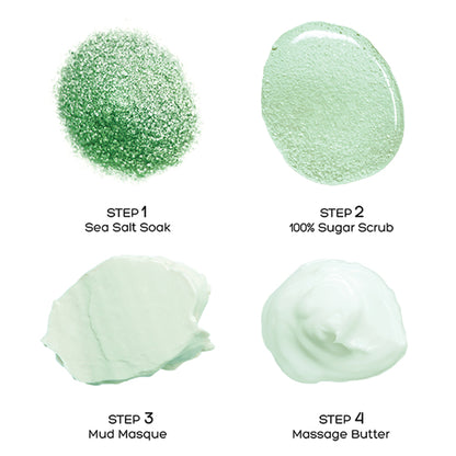 Voesh Pedi in a Box Deluxe 4 Step - Green Tea Detox
