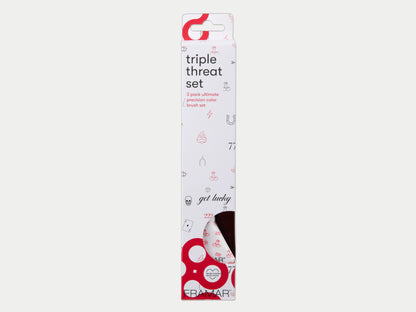 Framar Get Lucky Triple Threat Colour Brush Set 3pc