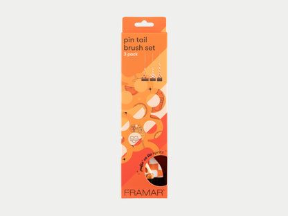 Framar Puttin' On The Spritz Pin Tail Brush Set 3pc