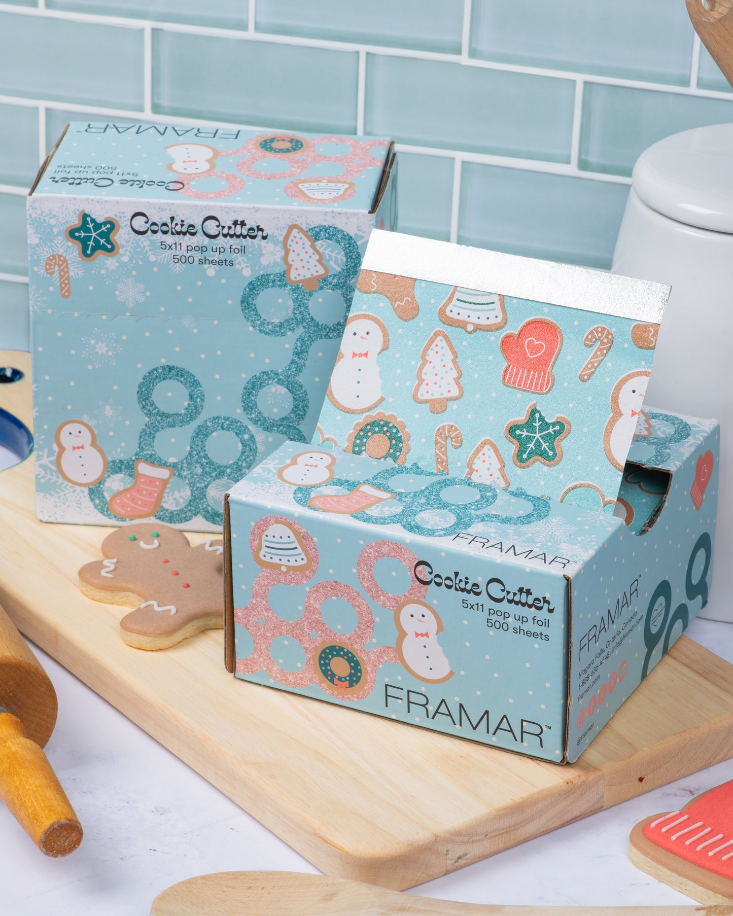 Framar Cookie Cutter Pop Up Foil (500ct) 127 x 280mm (5x11) - Limited Edition