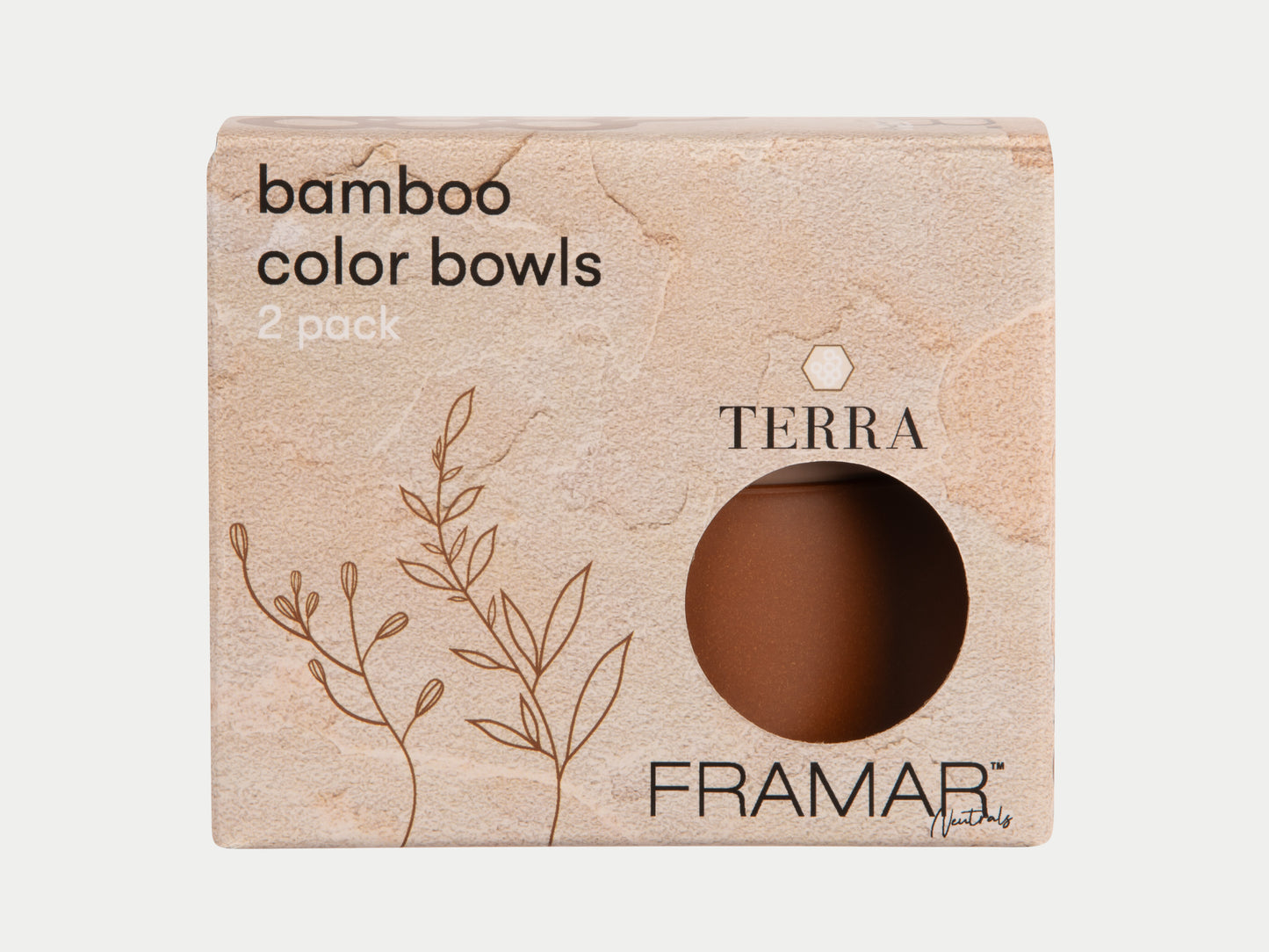 Framar Terra Bamboo Bowls 2pk