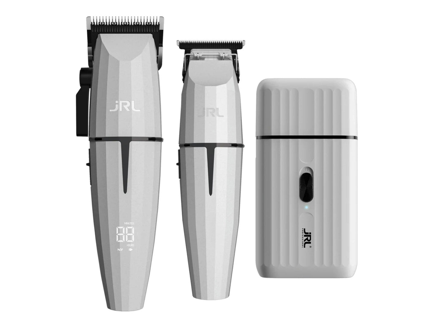 JRL Professional Onyx Ghost Clipper, Trimmer & Shaver Trio Kit