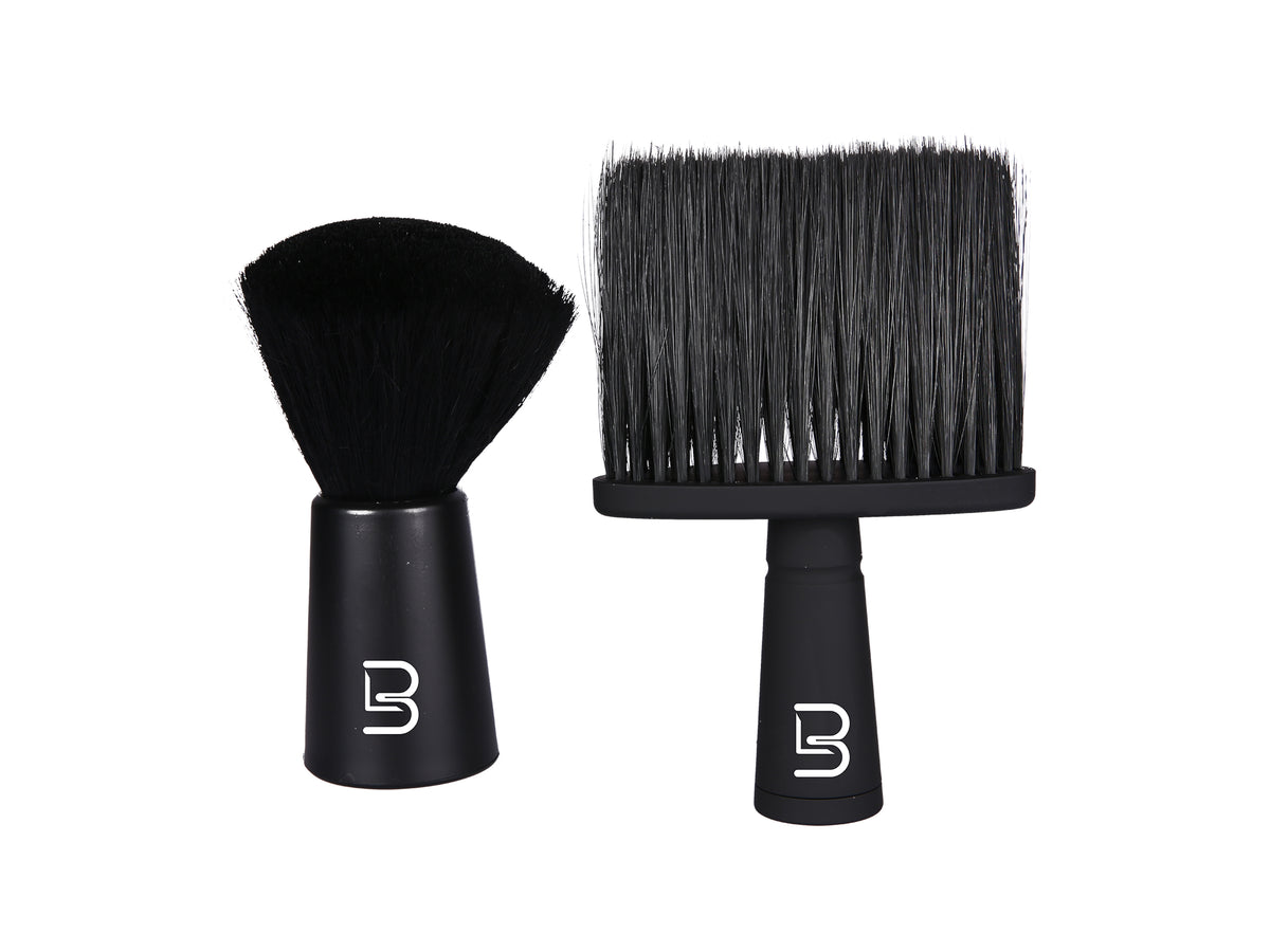 L3vel3 Neck Duster 2 Pack, 2 Pack Barber Neck Dusters With Soft Bristles and Resin Handles