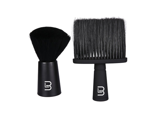 L3vel3 Neck Duster 2 Pack, 2 Pack Barber Neck Dusters With Soft Bristles and Resin Handles