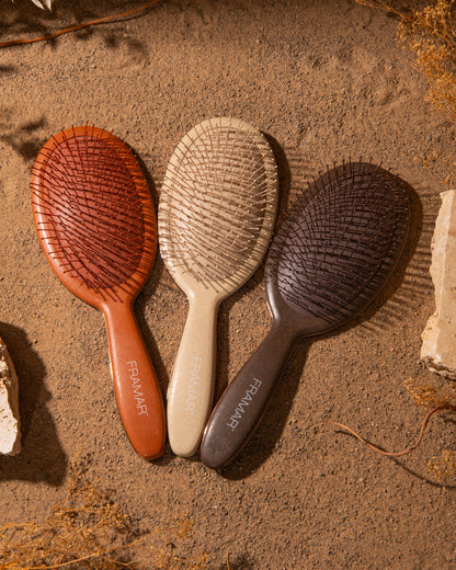 Framar Terra Detangle Hair Brush Retail Display, 9pc