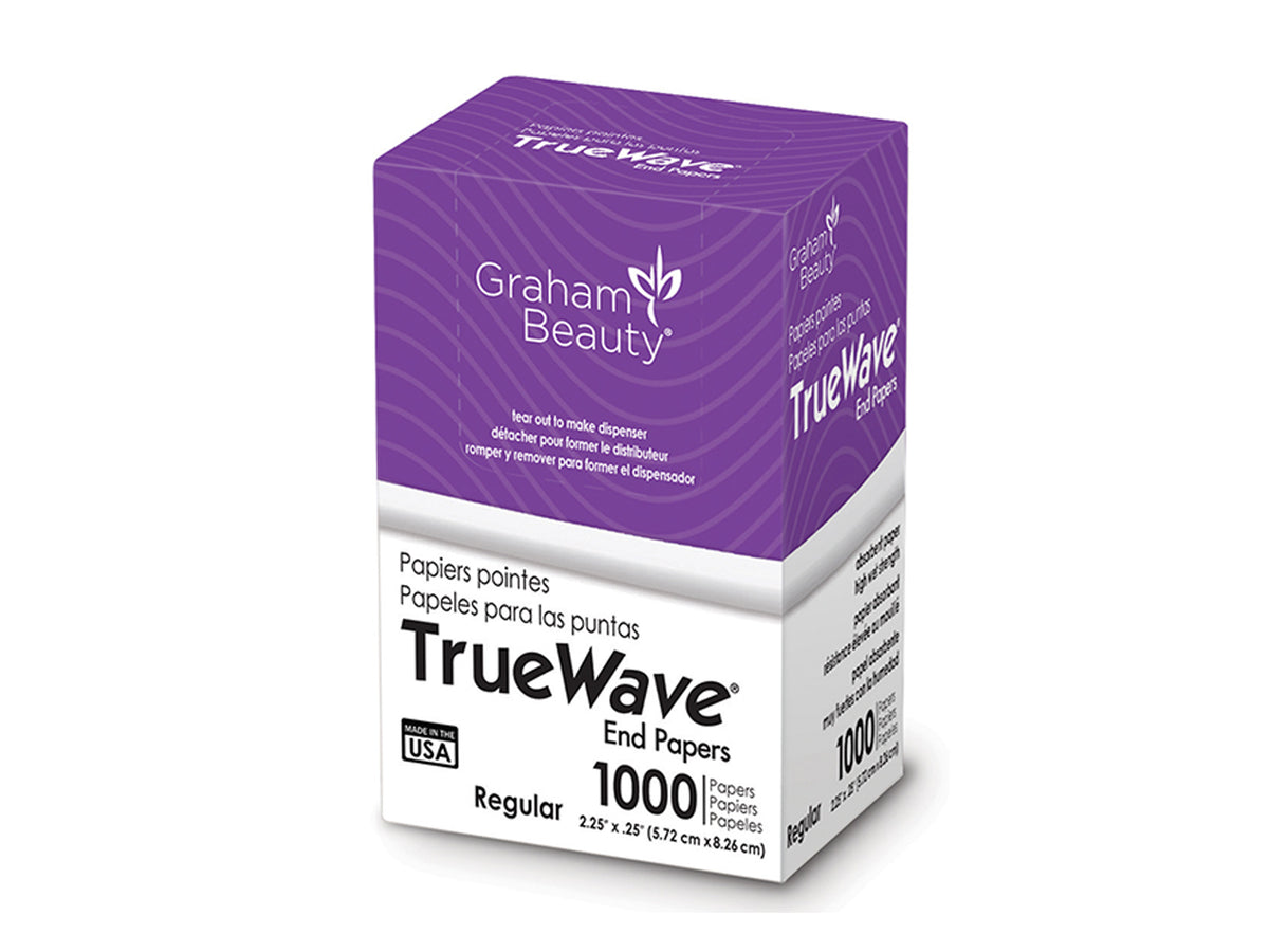 Graham True Wave Perm End Papers Regular 63mm x 82mm - 1000 Papers
